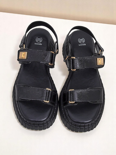 Royalfashion ženski sandali na debelejšem podplatu Aganda