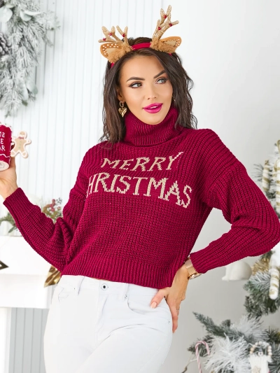 Royalfashion Ženski božični pulover