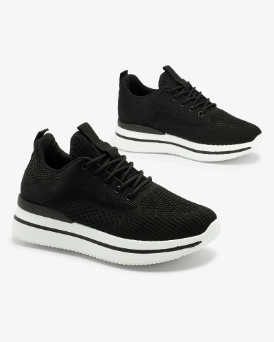 Royalfashion Czarne sportowe buty damskie Losoyta