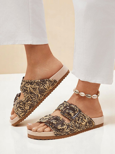 Royalfashion Ženski sandali z zaponkami Samorra