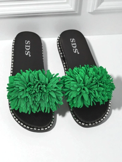 Royalfashion Ženski natikači z ravnim podplatom Flora Blide