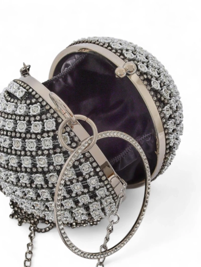 Royalfashion Ženska torbica krogla s cirkoni Velora Bloom