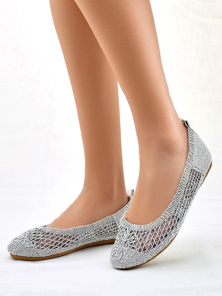 Royalfashion Ženske perforirane balerinke Annete