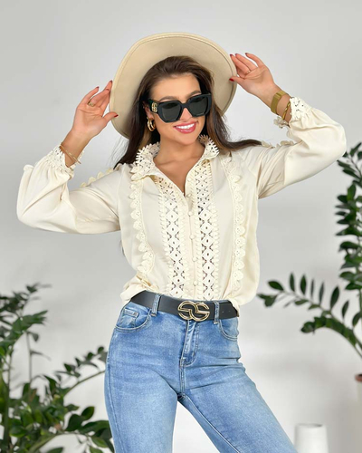 Royalfashion Ženska čipkasta srajca