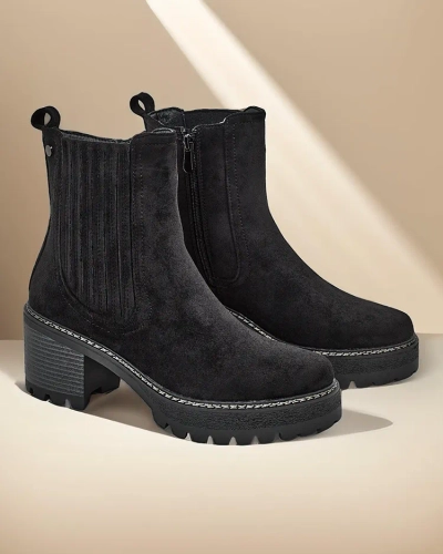 Royalfashion Eco-suede ženski čizmi na postu od Segiag