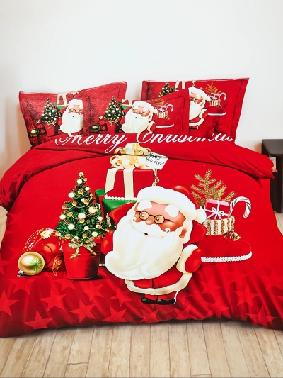 Royalfashion Božićno posteljno rublje 160x200 set 3-DIO