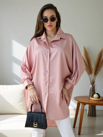 Royalfashion Dolgo oversized srajca za ženske