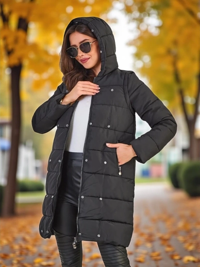 Royalfashion Ženska jakna s odvojivim rukavima