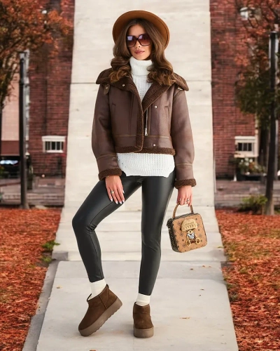 Royalfashion Ženska motociklistička jakna