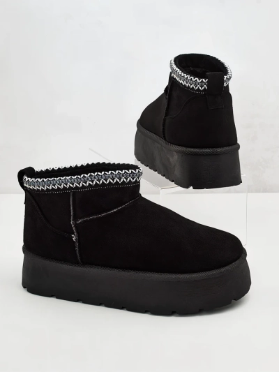 Royalfashion Ženski kratki škornji a'la snežni škornji Xoalla