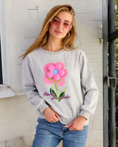 Royalfashion Ženska majica s tankim potiskom