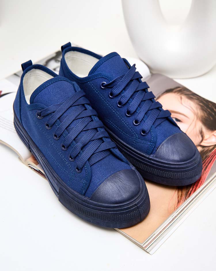 Royalfashion Women's Classic Lace-up Sneakers Seleas