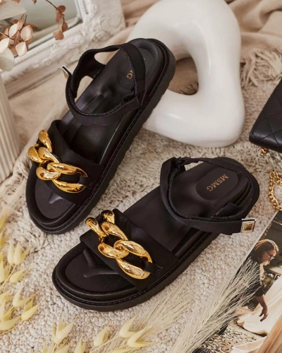 Royalfashion Ženski sandali z verižico Orette