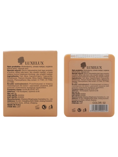 Luxelux Puder v prahu 02 8g