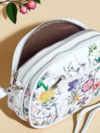 Royalfashion Majhna ženska torbica iz ekološkega usnja Floriana