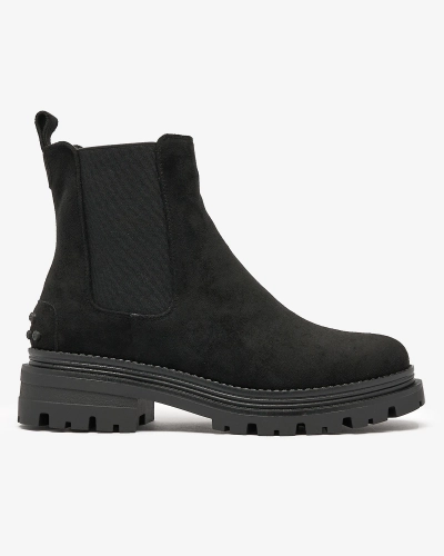 Royalfashion Črni izolirani ženski škornji Comfy Walk