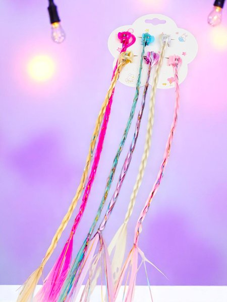 Royalfashion Pisane sponke s kitkami za lase z lasnimi sponkami