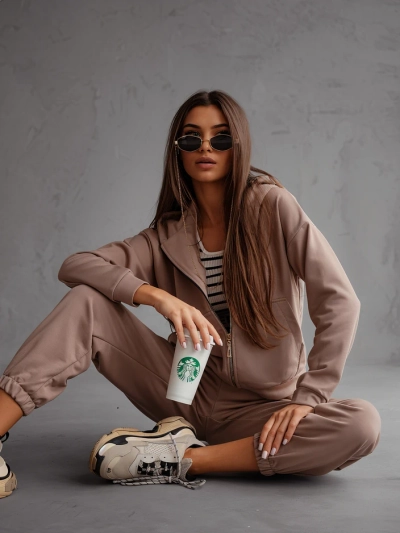 Royalfashion Ženski bombažni trenirki set
