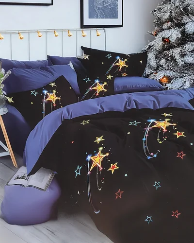 Royalfashion Posteljnina KOSMOS 160x200 set 3-KOSOVI