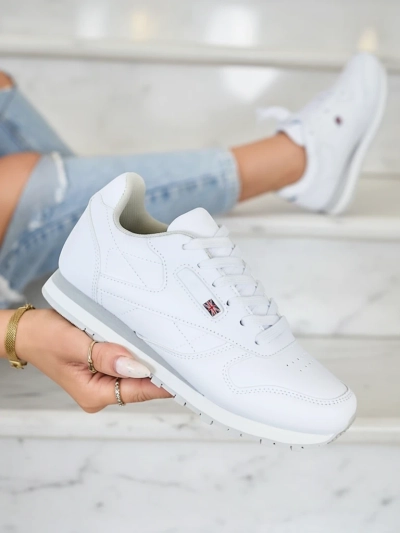 Superge Atelier Bianca - Klasični Beli Ženski Čevlji