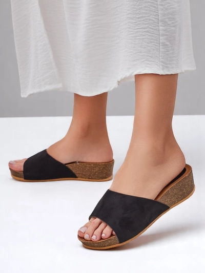 Royalfashion Ženske nizke wedge sandale Maderas