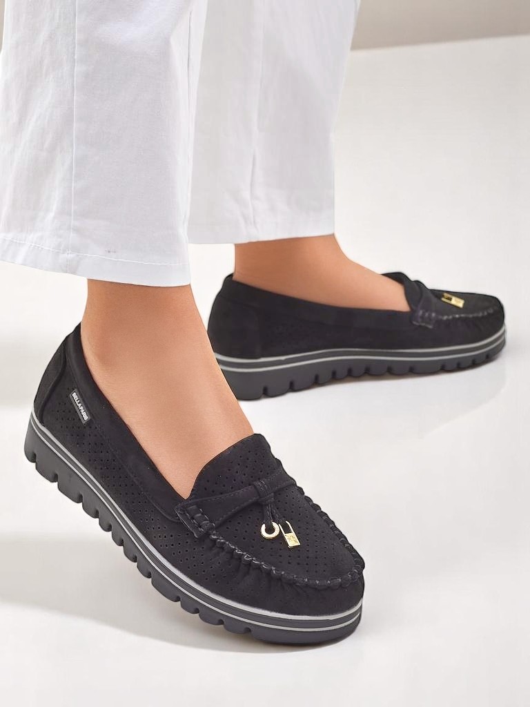 Royalfashion Ženske mokasinke Elissas s vezalkami