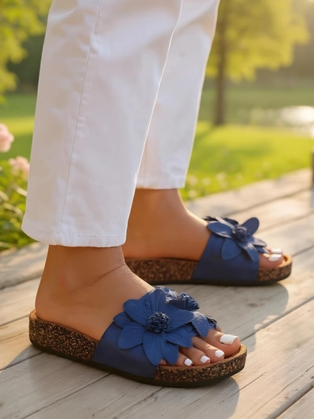 Royalfashion Ženske sandale z rožami Foules