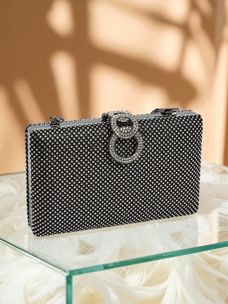 Royalfashion Ženska clutch torbica s cirkoni Armeddo