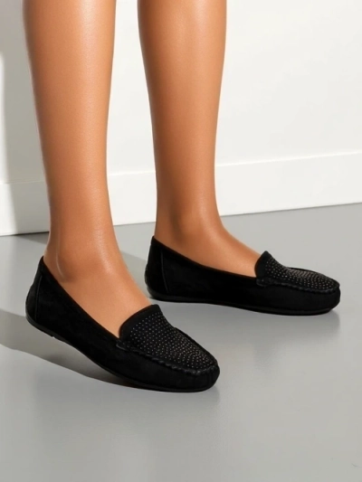 Royalfashion Ženske mokasine s kristali Ezuess