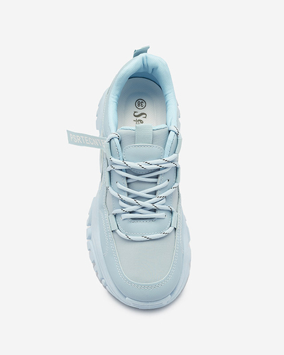 Royalfashion Niebieskie damskie buty sportowe typu sneakersy Evilpo