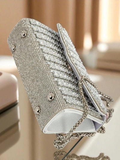 Royalfashion Ženska ročna torbica s cirkoni Elira Dusk