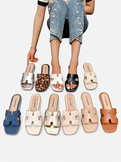 Royalfashion Ženske sandale z ravnim podplatom Eval