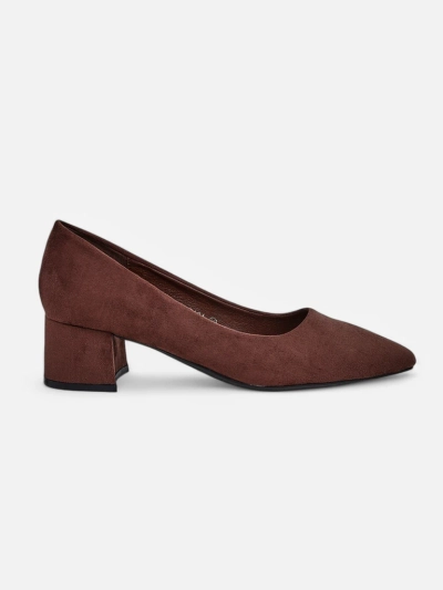 Aurelia Classico – Rjavi ženski salonarji iz semiša s peto 4,5 cm