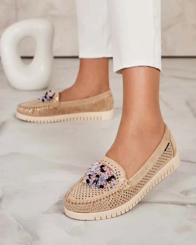 Royalfashion Women's beaded openwork mokasini Namis