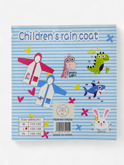 Royalfashion Otroški dežni plašč Žirafa Rain