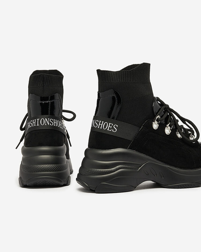 Royalfashion Ženske črne izolirane športne copate Aleppo