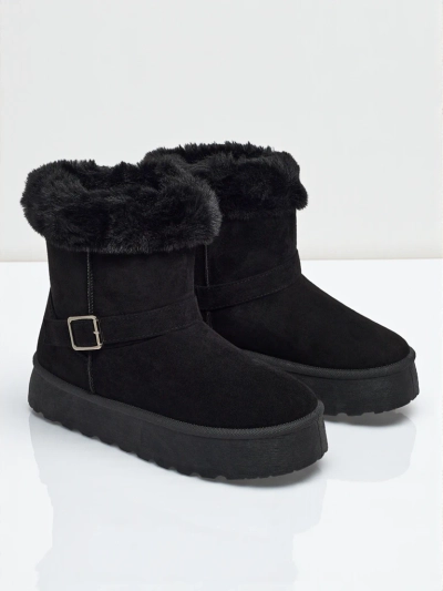 Royalfashion Kratki ženski škornji a'la snežni škornji Myrelle