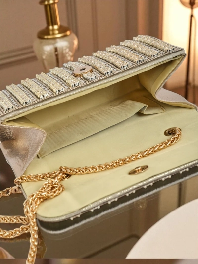 Royalfashion Ženska ročna torbica s cirkoni Elira Dusk