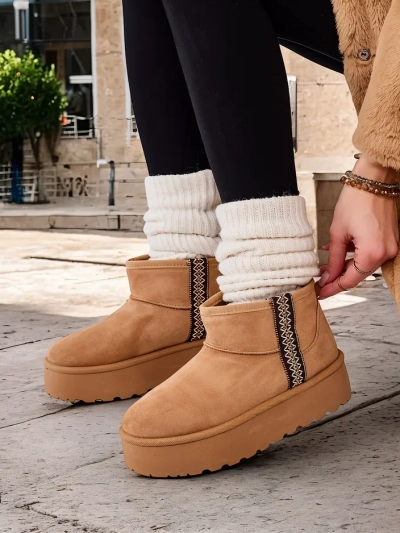 Royalfashion Kratki ženski snežni čevlji Haluzi