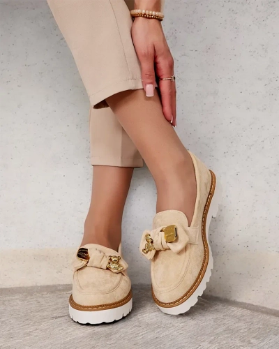 Royalfashion Ženski mokasini z lokom Ezizer