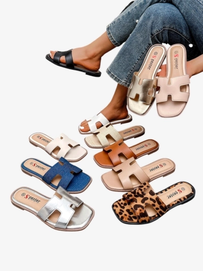 Royalfashion Ženske ravne sandale Eval