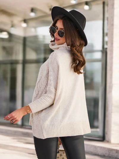 Royalfashion Ženski pulover z rolojem