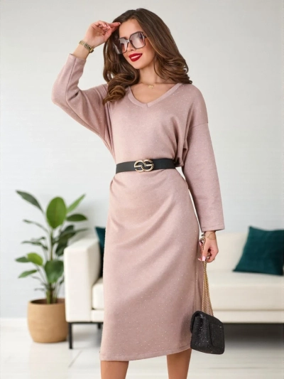 Royalfashion Ženska pletena obleka