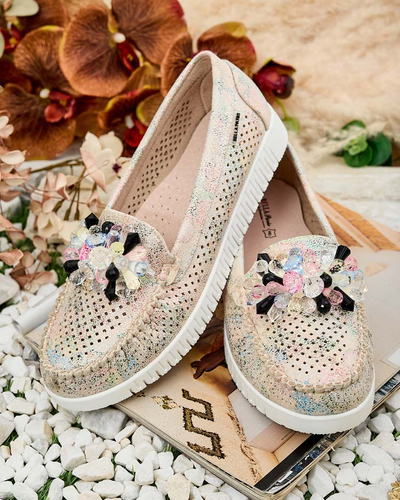 Royalfashion Women's beaded openwork mokasini Nasfali