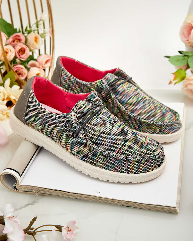 Royalfashion Ženski polpravi čevlji s čipko