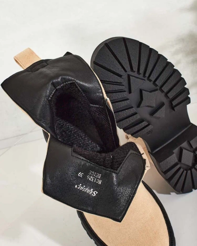 Royalfashion Ženski škornji Gorgie z izrezom