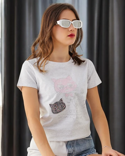 Royalfashion Ženska bombažna bluzica