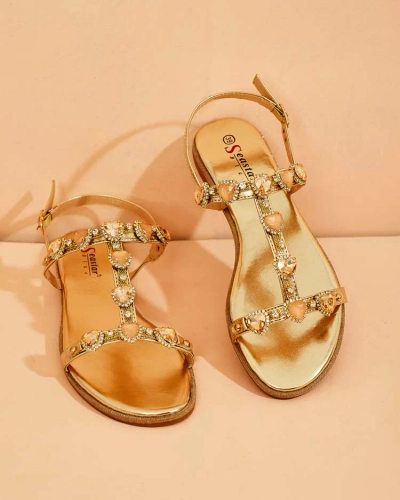 Royalfashion Ženski sandali Selina s cirkoni