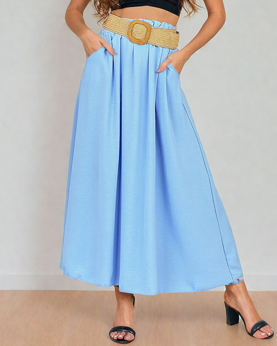 Royalfashion Žensko midi krilo s pasom