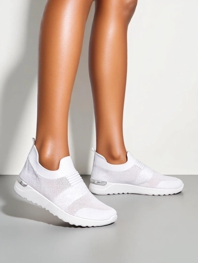 Royalfashion Ženske športne čevlje Slip-On iz tkanine Satet